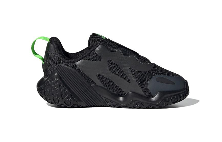 Детские кроссовки adidas 4uture (черные) — Чёрный — фото 4