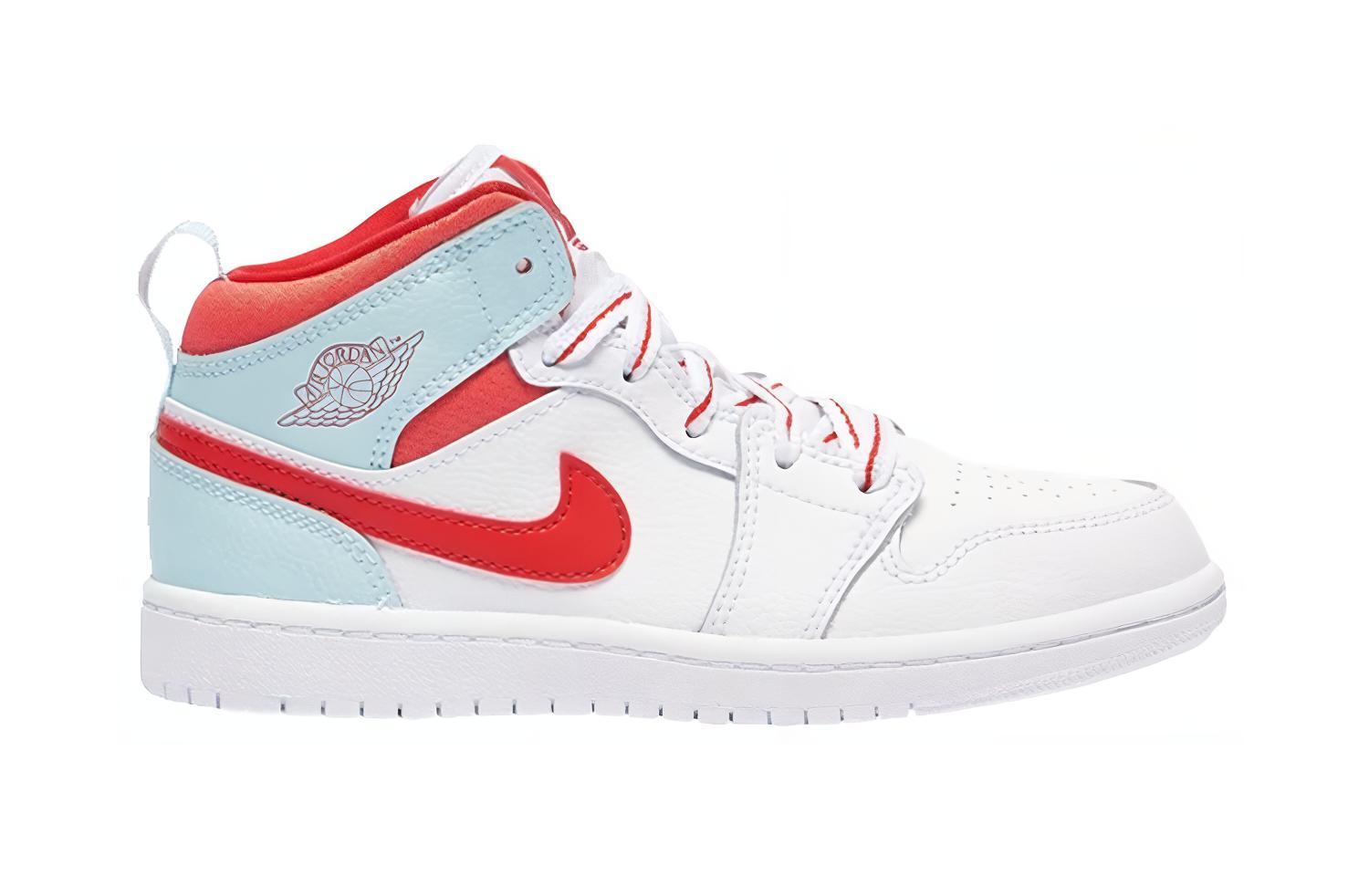 Детские кроссовки Jordan Air Jordan 1 (красно-белый) — фото 3