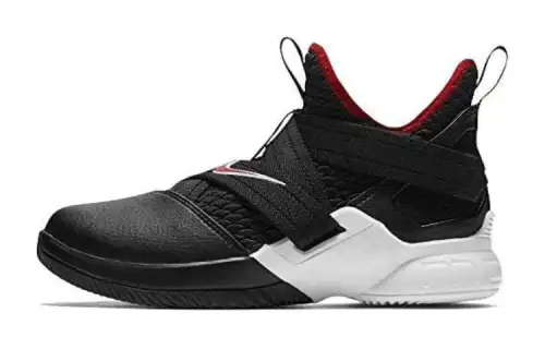 Nike Lebron 12 Slip Resistant Abrasion Resistant High top Basketball Shoes Black Unisex
