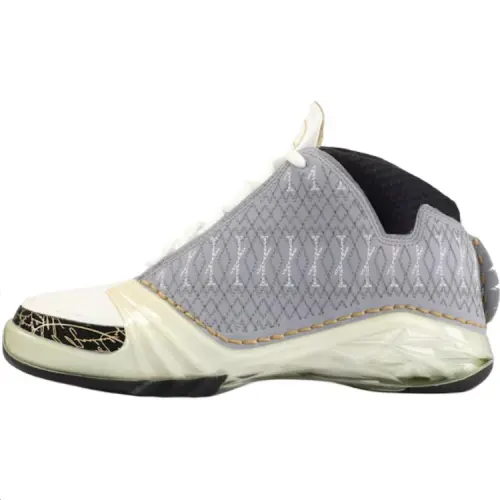 Jordan 23 Mid top Basketball Shoes Light Gray Unisex