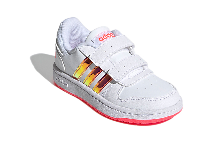 Детские кроссовки adidas neo Hoops 2.0 (белые) — фото 4
