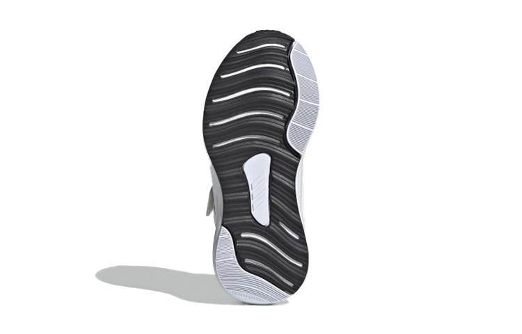 Детские кроссовки adidas Fortarun El K (бело-черные) — Белый / чёрный — фото 6