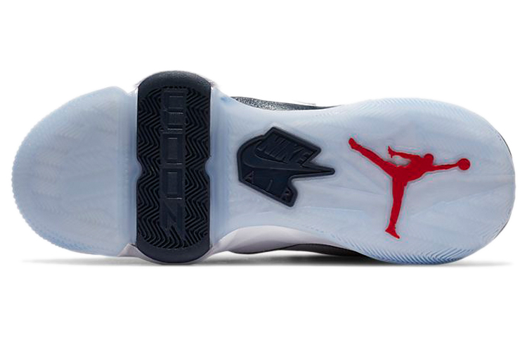 Кроссовки Jordan JordanZoom 92 GS (бело-синие) — Белыйсиний — фото 8