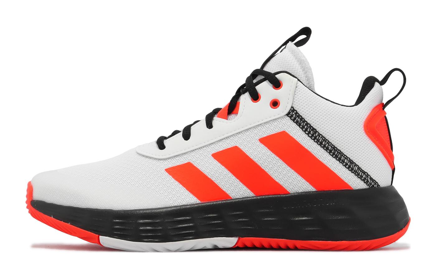 Детские кроссовки adidas OwnTheGame 2.0 (бело-оранжевые)
