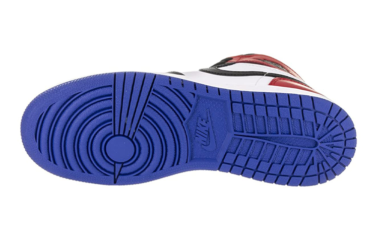 Кроссовки Jordan Air Jordan 1 Retro Top 3 (красно-сине-черные) — 黑/红/皇家 — фото 6