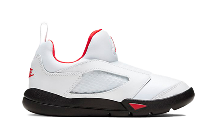 Детские кроссовки Jordan Air Jordan 5 Retro Little Flex 2020 (бело-красные) — Белыйкрасный — фото 4