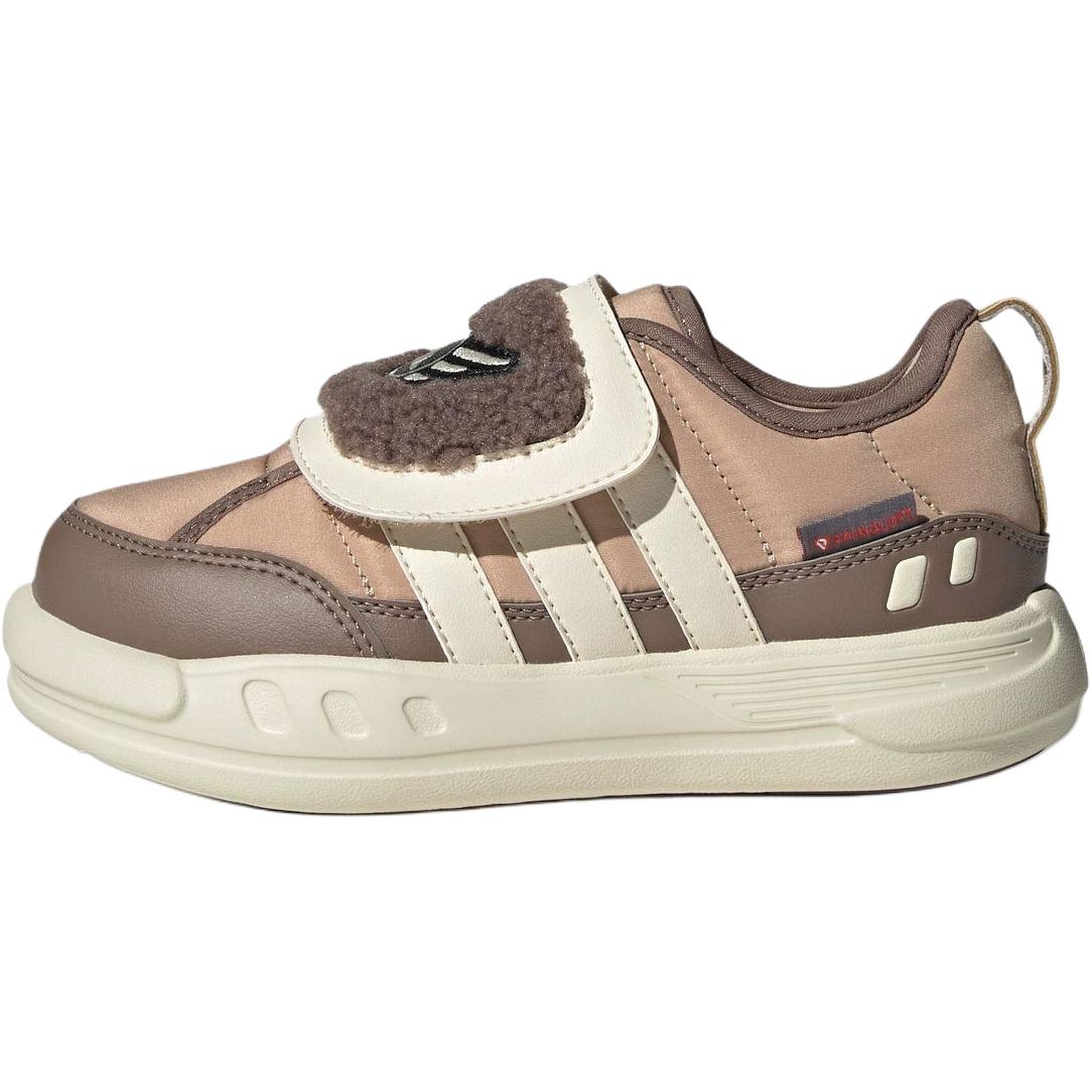 Детские ботинки adidas puffy skipper C (коричневые)