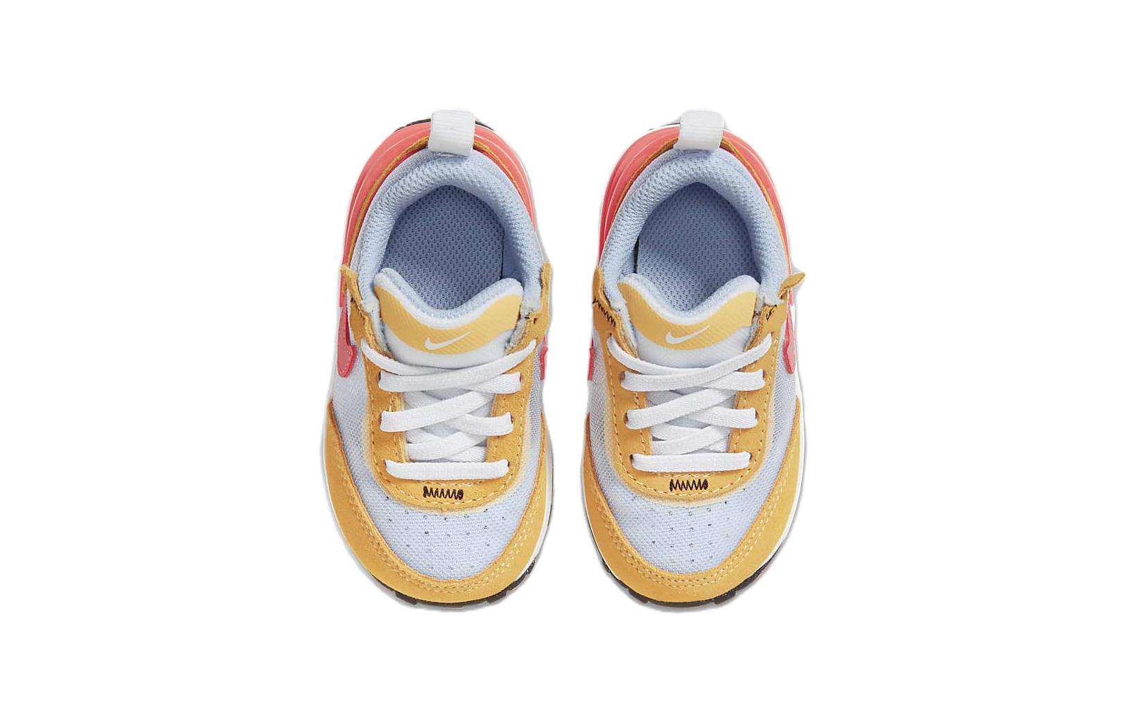 Кроссовки Nike Waffle One TD (оранжево-красные) — Оранжевый / красный — фото 6