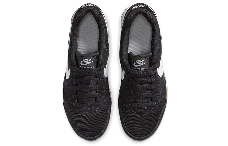 Кроссовки Nike NikeMD Runner 2 (черно-белые) — Чёрный / белый — фото 7