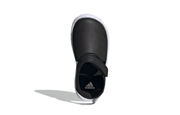 Детские сандалии adidas Fortaswim Stripes C (черно-белый) — фото 5