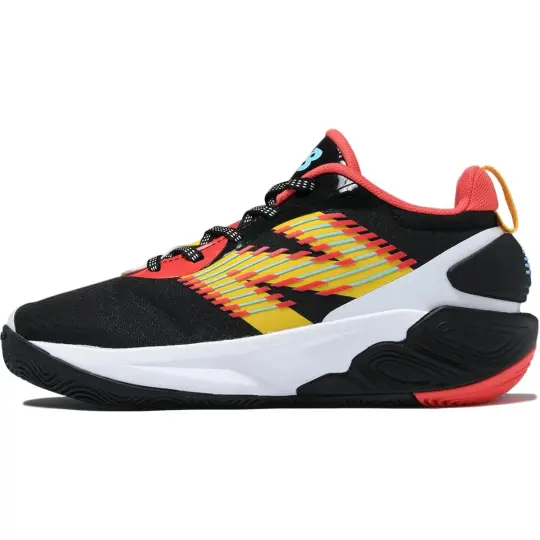 New Balance Low top Children's Basketball Shoes Black Yellow Red Teenagers