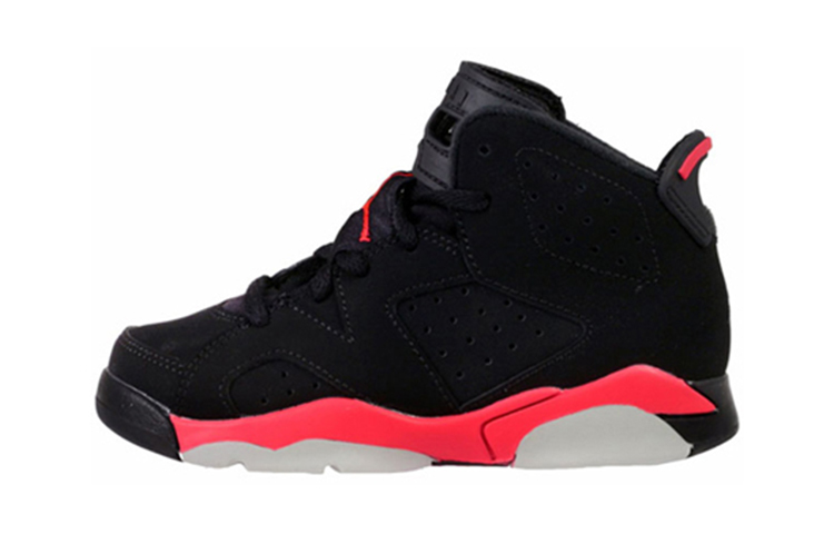 Кроссовки Jordan Air Jordan 6 infrared PS (черно-красные)