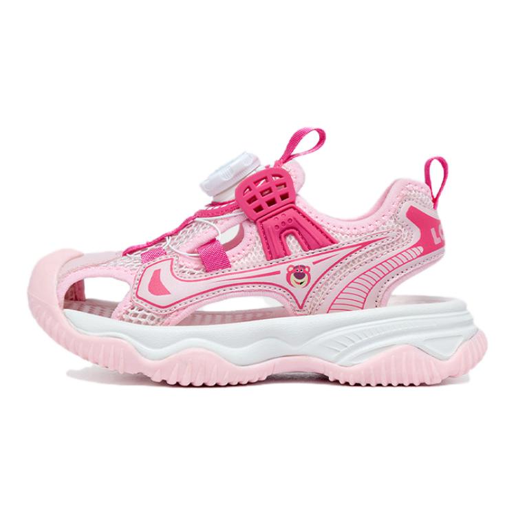 Disney Disney, comfortable universal strawberry, non-slip breathable quick dry children's fuchsia sandals