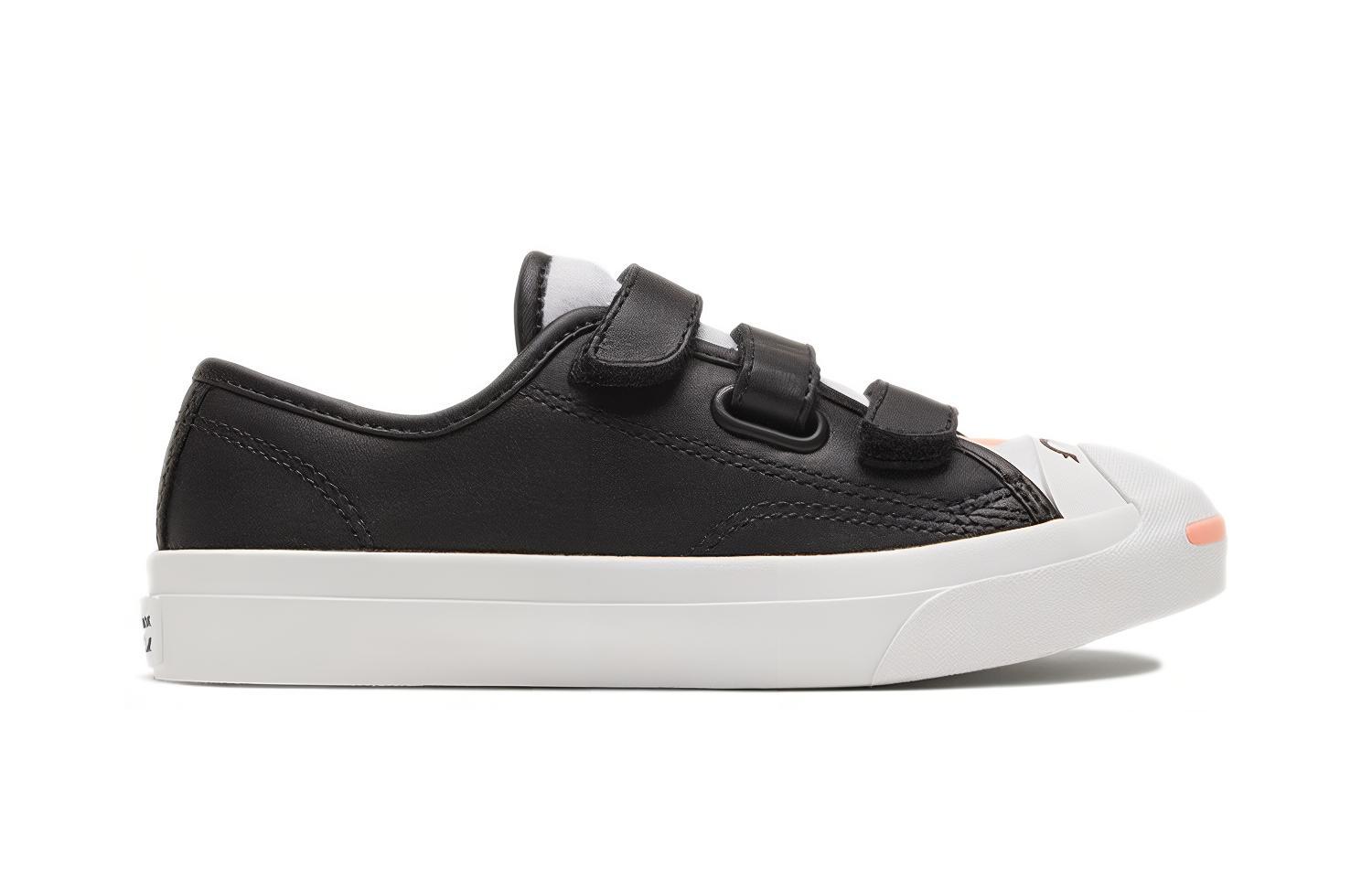 Кеды Converse Jack Purcell (черно-бело-оранжевый) — фото 3
