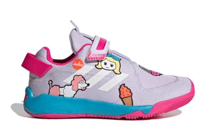 Детские кроссовки adidas Activeplay Cleofus (пурпурно-розовые) — фото 2