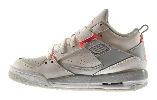 Jordan Flight 45 Synthetic Leather Mid top Vintage Basketball Shoes Wolf Gray Unisex