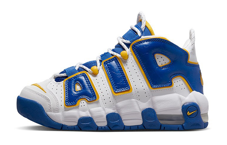 Кроссовки Nike Air More Uptempo (бело-синие)