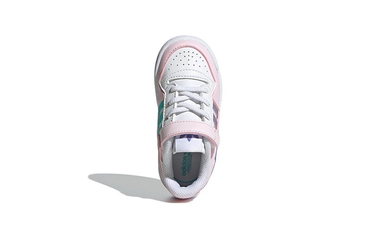 Кеды adidas originals FORUM Low El I (розово-белые) — фото 6