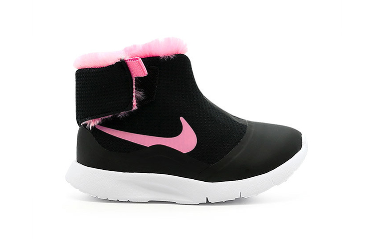 Детские кроссовки Nike Child High (черно-розовые) — фото 3