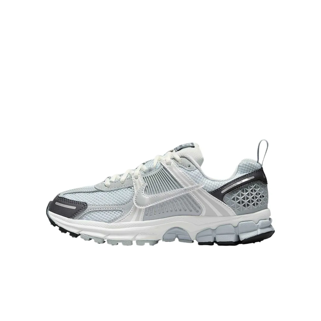 Nike Vomero 5 Synthetic Leather Low top Kids' Training Shoes Silver White