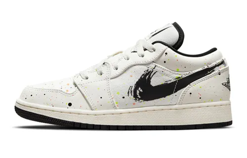 Jordan 1 Low SE Paint Splatter GS