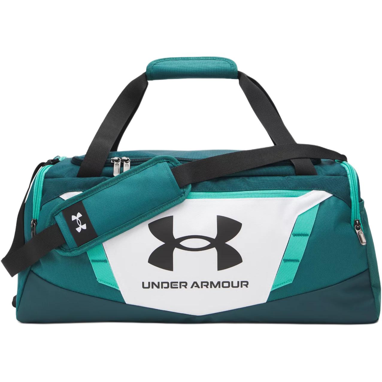 Спортивная сумка Under Armour UA Undeniable 5.0 (бело-зеленая)