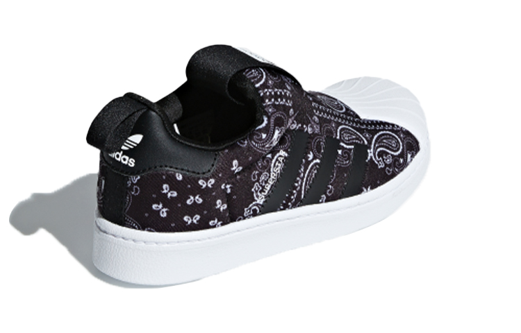 Детские кеды adidas originals SUPERSTAR 360 C (бело-черные) — Белый / чёрный — фото 4