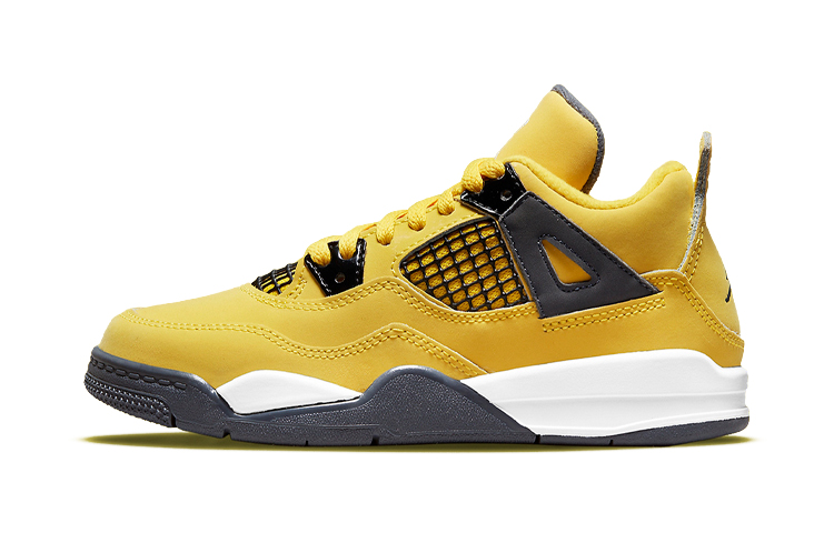 Кроссовки Jordan Air Jordan 4 Retro "Tour Yellow" (черно-желтые)