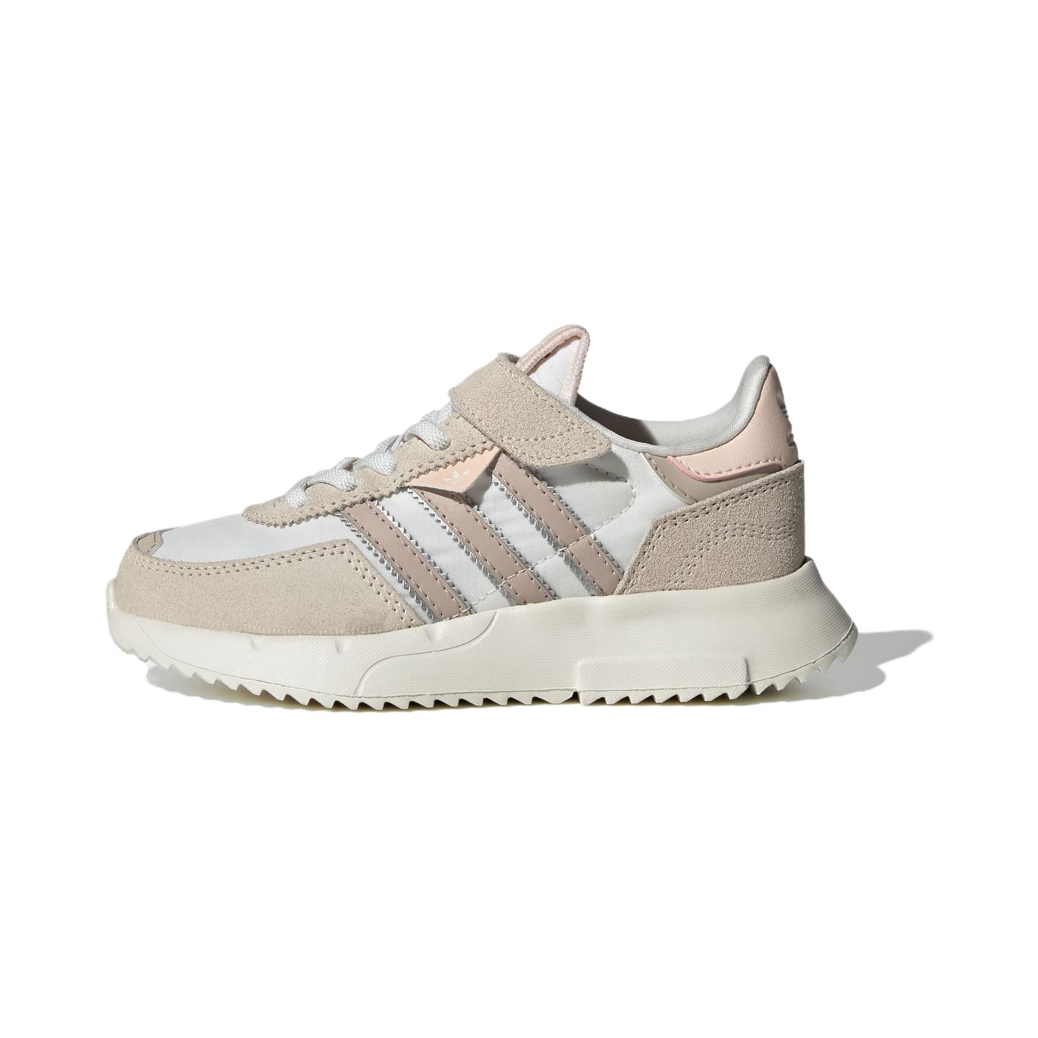 Детские кеды adidas originals Retropy F2 (коричневый, белый, розовый)