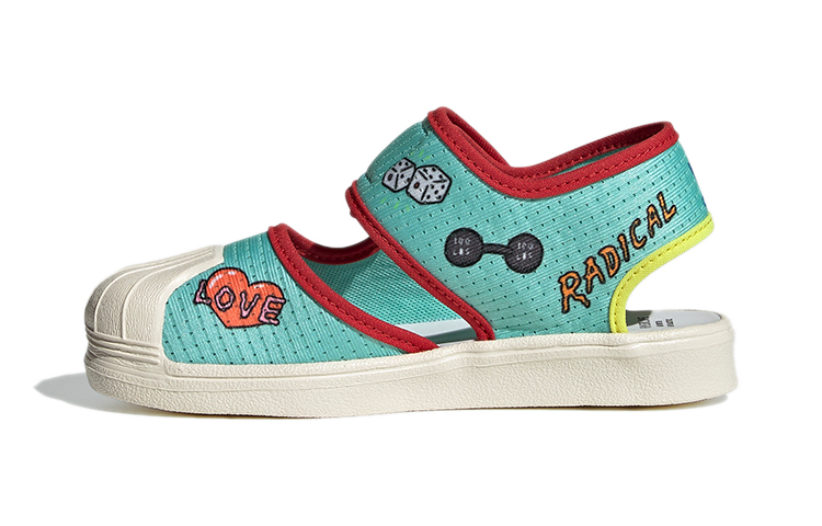 Сандалии adidas originalsSUPERSTAR 360 (голубые)