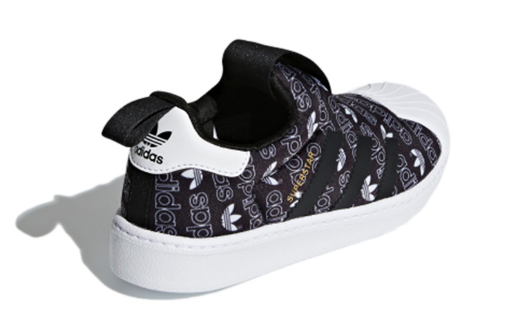 Детские кеды adidas originals SUPERSTAR 360 C (черно-белые) — фото 6
