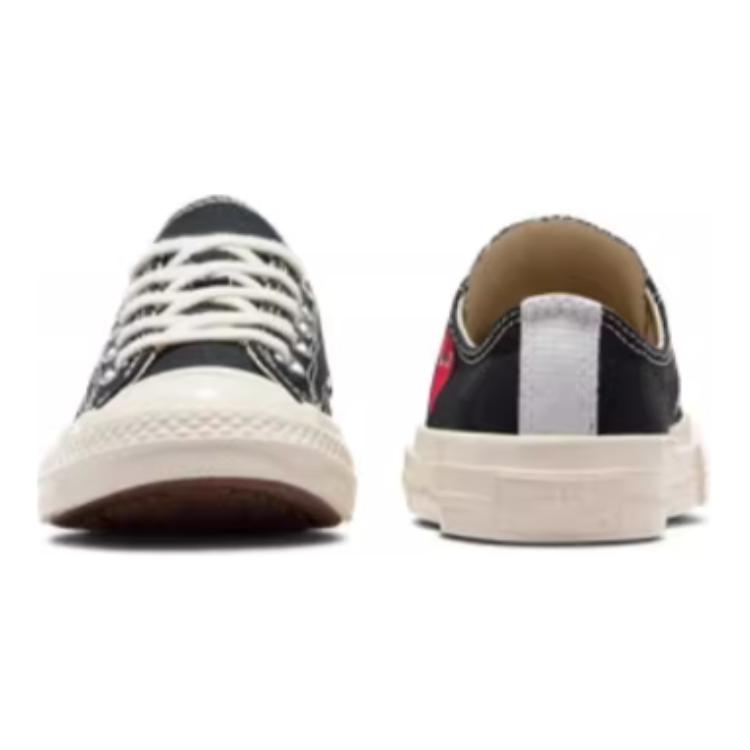 Детские кеды Converse Chuck 70 (черно-красные) — Черный / Красный — фото 4
