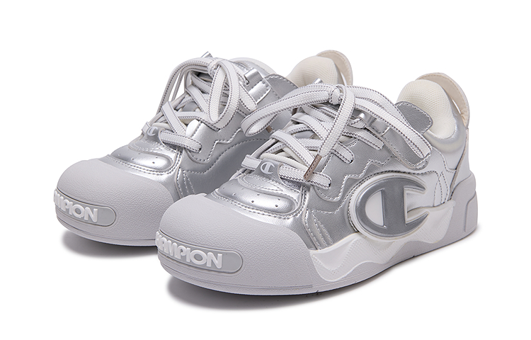 Детские кеды Champion Kids FW25 (серебристые) — фото 2