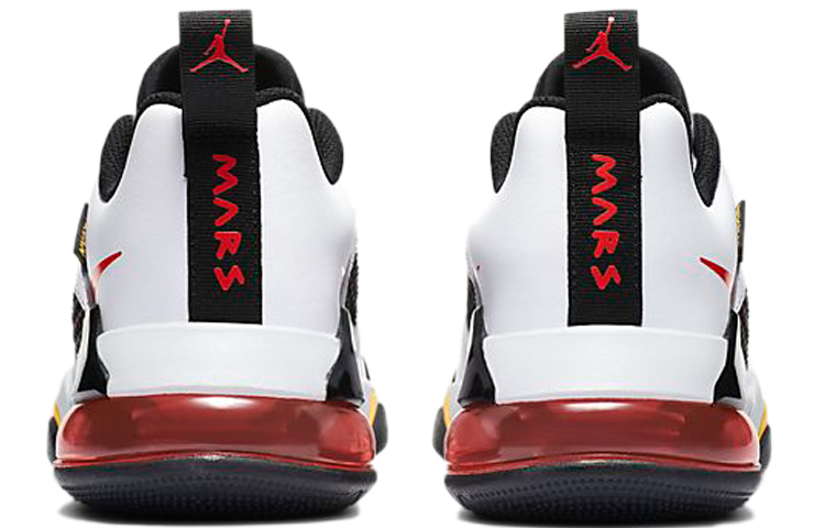 Унисекс кроссовки Jordan Mars 270 Low (бело-зелено-оранжевый) — фото 7