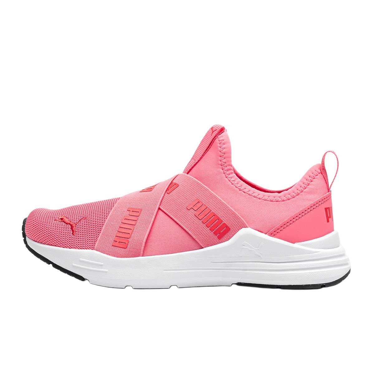 Детские кроссовки PUMA RUN SLIP ON FLASH JR (красные)