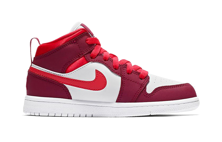 Детские кроссовки Jordan Air Jordan 1 Mid (розовый) — фото 3