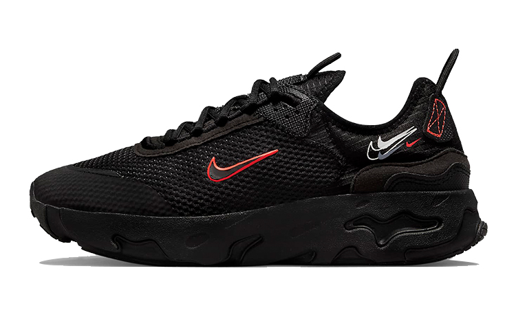 Nike React Live Low-Top Black/Red GS