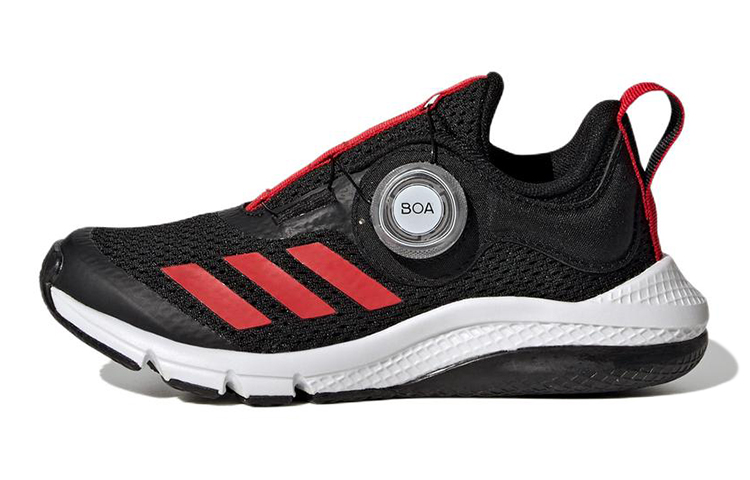 Детские кроссовки adidas Activeflex Boa K (черно-красные)