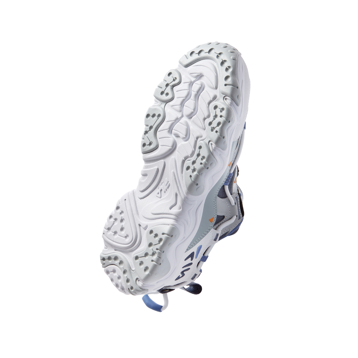 Детские кроссовки Fila KIDSHeritage-FHT Fluid 5/5 (серые) — 阴霞紫/奶白 黑/太空银 黑/铁锈灰 福克斯顿灰蓝/月岩灰 — фото 15