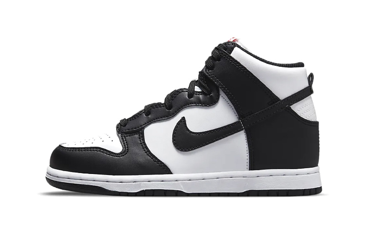 Детские кеды Nike Dunk (черно-белые)