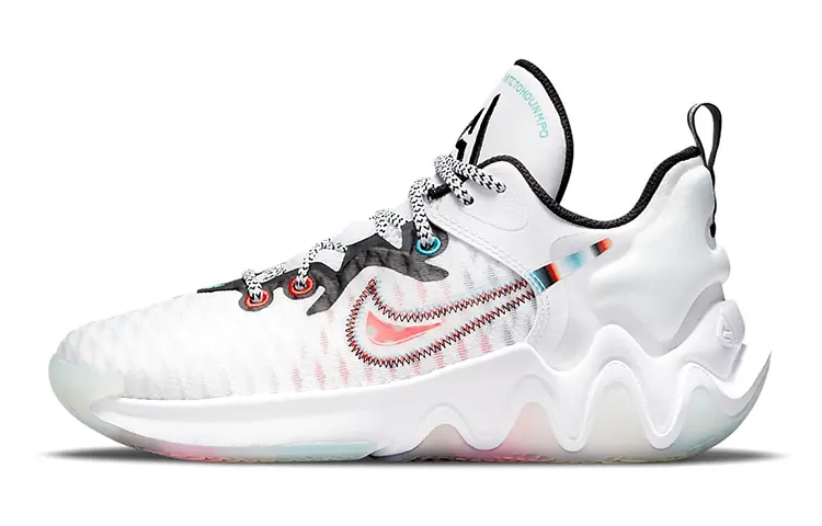 Nike Giannis Immortality White Turquoise Clear GS