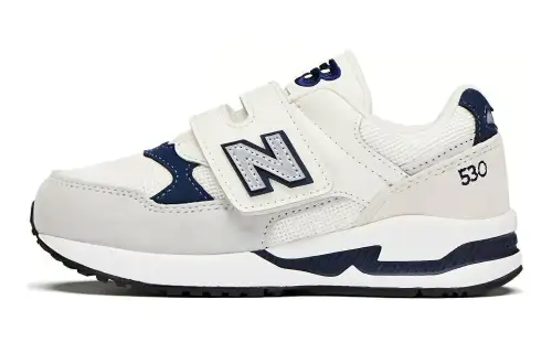 New Balance NB 530 530 Comfortable, fashionable, multiple colors, shock-absorbing and breathable, low-cut children's casual shoes, light gray, small and medium-sized children