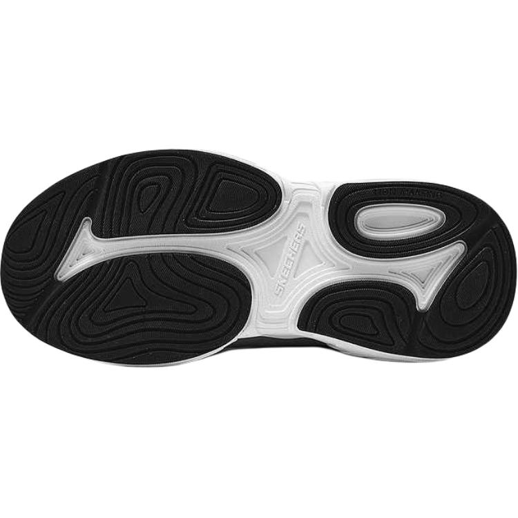 Детские кроссовки Skechers kids Air-Cooled MEMORY FOAM (черно-бело-фиолетовые) — Чёрныйбелыйфиолетовый — фото 5