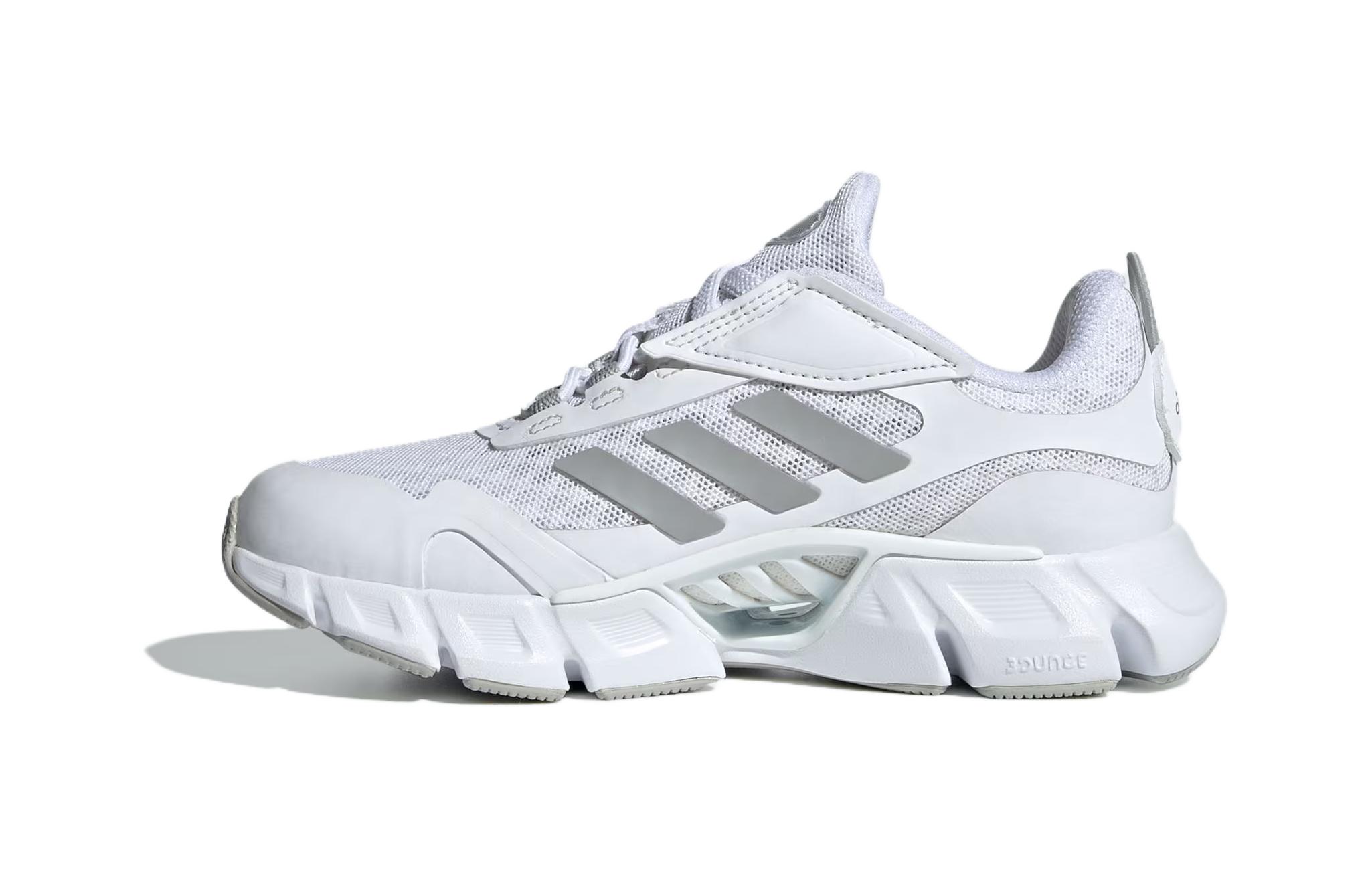 Детские кроссовки adidas Climacool (бело-серые)