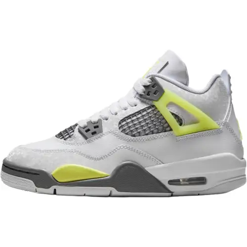 Jordan Air Jordan 4 Low top Basketball Shoes White Unisex