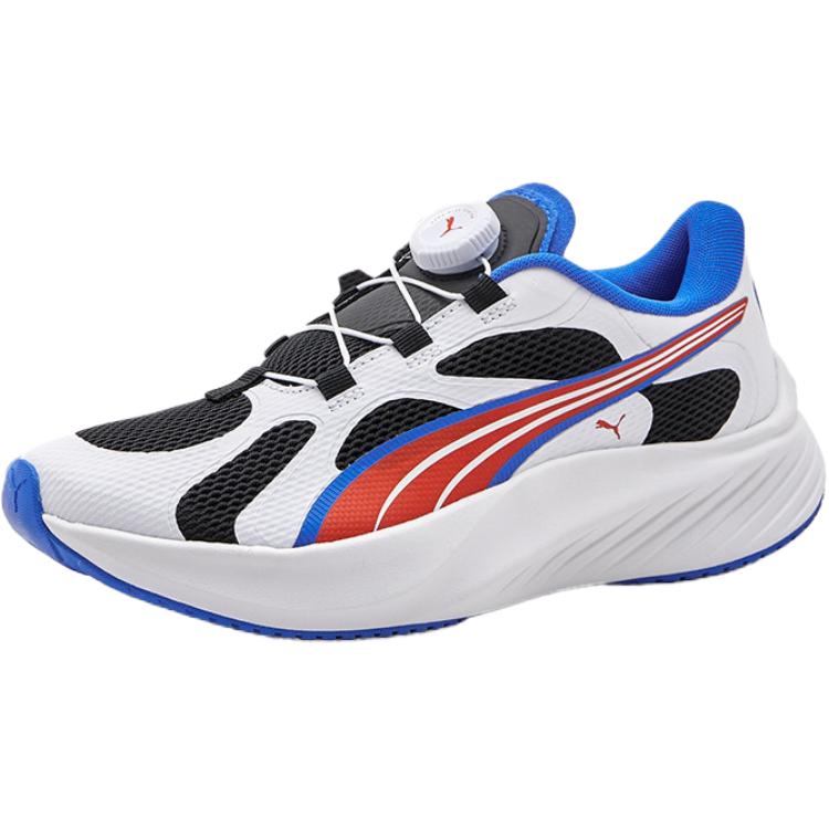 Детские кроссовки PUMA POUNCE LITE DISC (бело-черные)