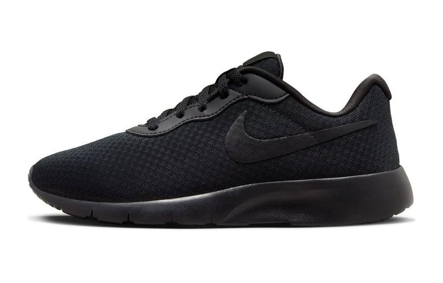 Nike Tanjun non-slip shock-absorbing low-top children's running shoes black youth