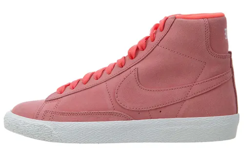 Nike Blazer '77 Leather Mid top Skateboard Shoes Pink Unisex