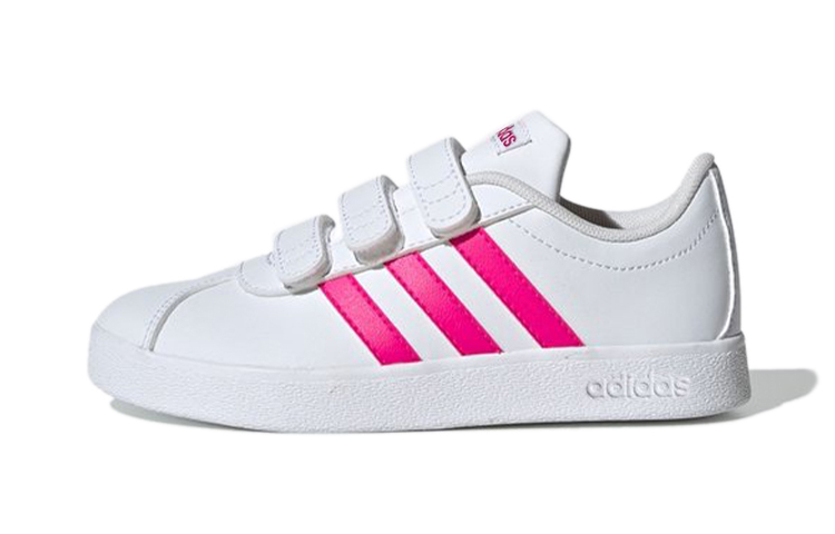 Детские кеды adidas adidas VL COURT 2.0 Cmf (бело-розовые)