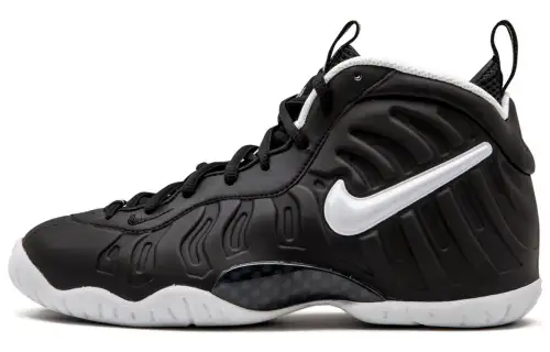 Nike Foamposite Pro Dr. Doom Dr. Doom Comfortable GS Mid-top Basketball Shoes Black and White 2016 Same Style for Men and Women